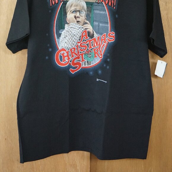 New! 2003 Hanes A Christmas Story You'll Shoot Your Eye Out Men's XL T-Shirt - Picture 2 of 6